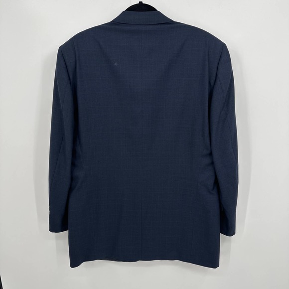 Ermenegildo Zegna Blazer Lapel Collar Buttoned Long Sleeve Black Size 44S - Picture 7 of 10